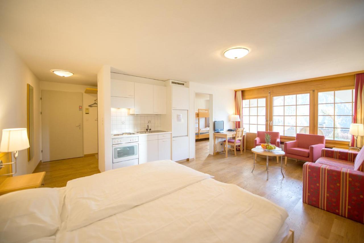 Aparthotel Muchetta Wiesen Buitenkant foto